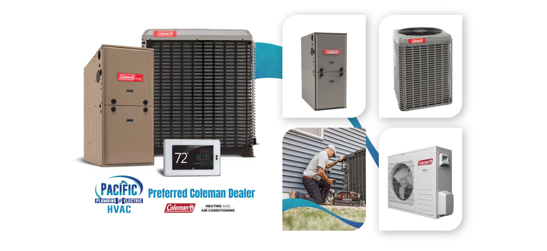 coleman-product-blocks- Coleman Rebates from Pacific HVAC